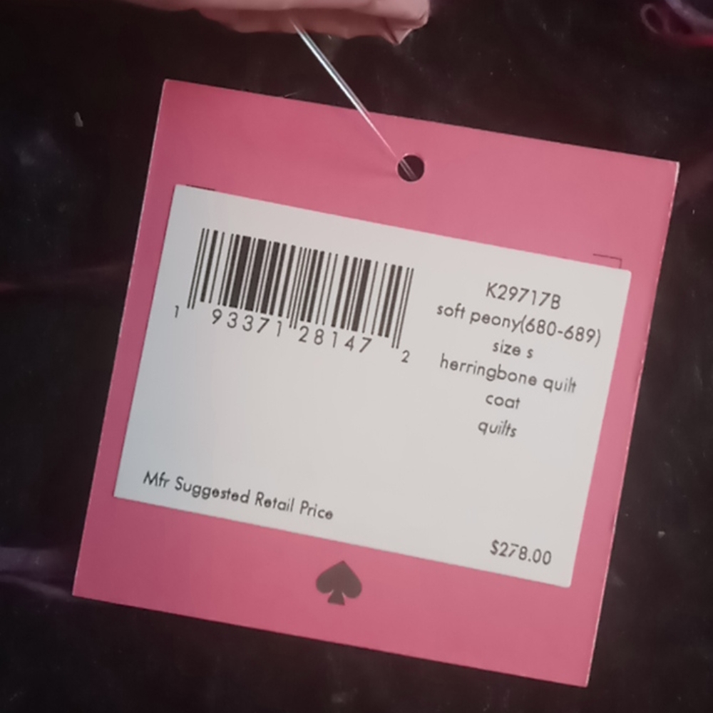 Nwt kate spade coat quilt - Picture 7 of 7